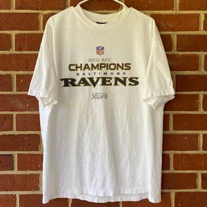 Vintage Ravens 2012 AFC Champs Size XL